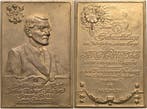 Bronzeplakette 1904 Reuss-persoenlichkeiten Fischer, Juli..., Verzenden