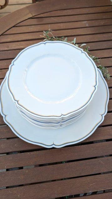 Haviland Limoges - Dessertservies (13) - Élite - Porselein, Antiek en Kunst