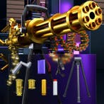 Soft Bullet Geweer - Gatling Gun Model Speelgoed Shell, Verzenden, Nieuw