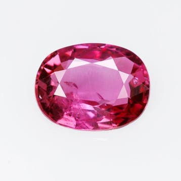 Zonder minimumprijs - 1 pcs Rood Robijn - 0.85 ct -, Nieuw