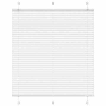 vidaXL Plissé rolgordijn 120x100cm stofbreedte 119,4cm, Verzenden, Nieuw, Wit