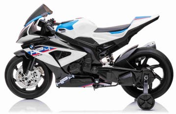 Kindermotor, BMW HP4 Blauw, 12V GROOT model tot 6 jaar NIEUW, Ophalen of Verzenden, Nieuw