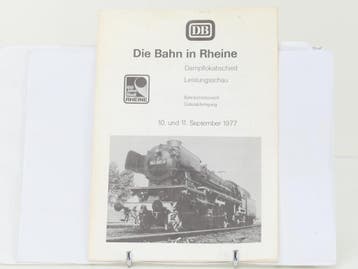 DB brochure Die Bahn in Rheine – Dampflokabschied & Leist., Ophalen of Verzenden, Nieuw