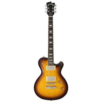 FGN Expert Flame heritage dark Single Cut Elektrische Gitaar, Muziek en Instrumenten, Ophalen of Verzenden, Nieuw