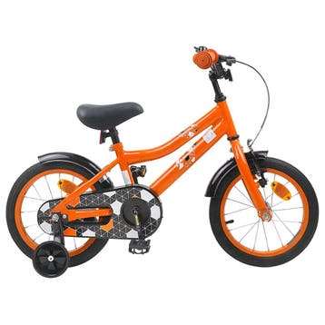 vidaXL Kinderfiets 16 Inch voor 4-6 jaar oud Oranje, Verzenden, Nieuw