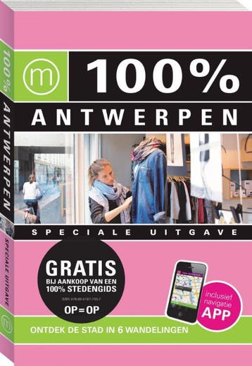 100% Antwerpen / 100% stedengidsen - Kristin Stoffels, Verzenden, Zo goed als nieuw, Kristin Stoffels