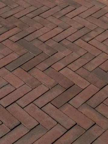 DF80 Peraldo gebakken dikformaat rood-bruin genuanceerd..., Ophalen of Verzenden, Nieuw, Keramiek, Klinkers