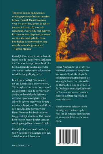 Eindelijk thuis 9789401481151 Henri Nouwen, Verzenden, Zo goed als nieuw, Henri Nouwen