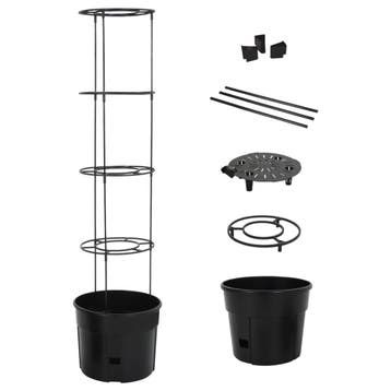 vidaXL Tomatenkweekpot ø39x150 cm polypropeen, Kunststof, Verzenden, Minder dan 60 cm, Nieuw
