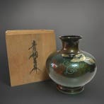 Vaas - Brons - Japan - Bronzen vaas door Hun (Zonder