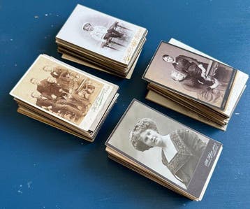 Different photographers - 100 collectible CDV portrait, Nieuw