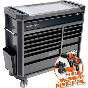 -Sale- SP Tools - Tech series 13D Gereedschapskist 400 Delig, Doe-het-zelf en Verbouw, Verzenden, Gevuld, Nieuw