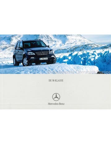 2002 MERCEDES BENZ M KLASSE BROCHURE NEDERLANDS, Nieuw, Author