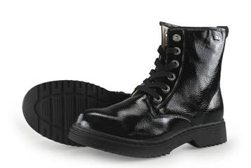 Barbarella Veterboots in maat 39 Zwart, Verzenden, Zwart, Overige typen, Zo goed als nieuw