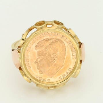 Ring - 14 karaat Geel goud, Nieuw