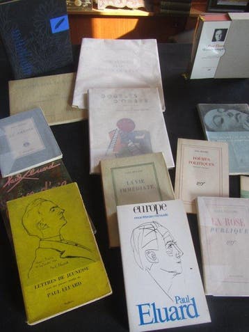 Paul Eluard - Lot de 17 livres - 1932