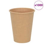 vidaXL Papieren koffiekopjes 1000 st 12oz 300 ml bruin, Huis en Inrichting, Keuken | Servies, Verzenden, Nieuw