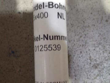 1x Originele Wacker SDS Max 15x400 Quattro boor 0125539, Ophalen of Verzenden, Gebruikt