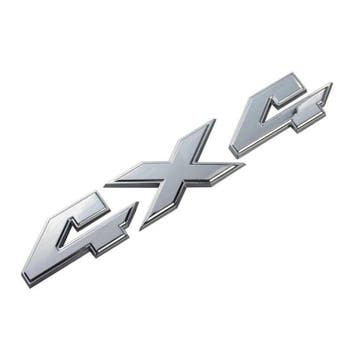 Logo tailgate 4x4 chrome, Ophalen of Verzenden, Nieuw