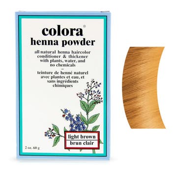 Colora Henna  Kleurpoeder  Light Brown  60 gr, Verzenden, Nieuw