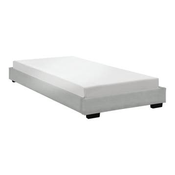 Modern bedframe kunstleer met matras 90x200 wit, Huis en Inrichting, Slaapkamer | Bedden, Verzenden, Nieuw