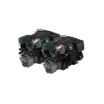Bieden: Dual Volvo Penta D4-320 Marine Engine Kit with HS68, Watersport en Boten, Ophalen of Verzenden, Nieuw