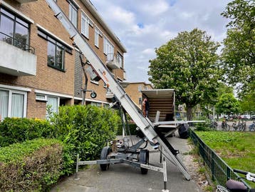 Verhuislift op aanhanger te huur tot 19 meter, Inpakservice, Opslag