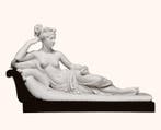Beeld, Paolina Borghese - 13 cm - Marmer