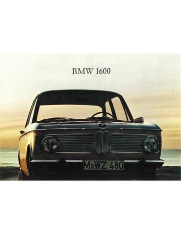 1965 BMW 1600 BROCHURE NEDERLANDS, Nieuw, BMW, Author