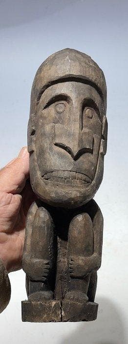 Fijn korwar-figuur Waropen-kust Geelvinkbaai Papua - Karwar, Antiek en Kunst