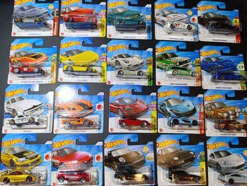Hot Wheels 1:64 - Model raceauto (20) - Hot Wheels assorted, Nieuw