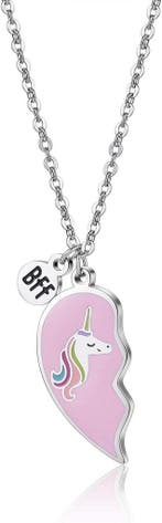 BFF Hart ketting  | Unicorn, Verzenden, Nieuw