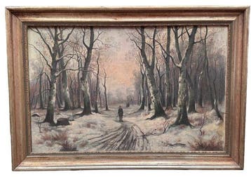 Peter Evertz (XX) - Winterlandschaft