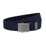 Landley Canvas Riem Schuifgesp Koppelriem - Blauw - 115, Verzenden, Nieuw, 100 cm of meer, 3 tot 5 cm
