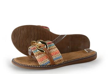 Graceland Slippers in maat 38 Bruin, Slippers, Bruin, Verzenden, Zo goed als nieuw