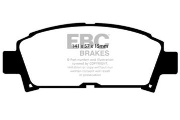 EBC 93-95 Toyota MR2 2.0 Turbo Redstuff Front Brake Pads, Ophalen of Verzenden, Nieuw