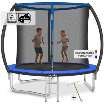 Trampoline Jumpy met veiligheidsnet - 244 cm, Verzenden, Nieuw