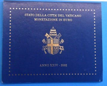 Vaticaan. Year Set (BU) 2002 (Zonder minimumprijs), Postzegels en Munten