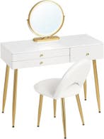 24goodz Kaptafel met Verstelbaar Spiegellicht - Ergonomische, Verzenden, Nieuw