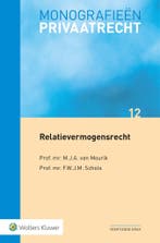 Relatievermogensrecht / Monografieen Privaatrecht / 12, Boeken, Verzenden, Zo goed als nieuw, F.W.J.M. Schols