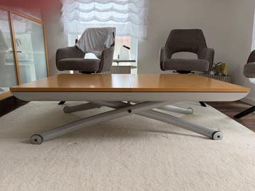 Ligne Roset - Middentafel - YOYO - Hout, Metaal - Eettafel