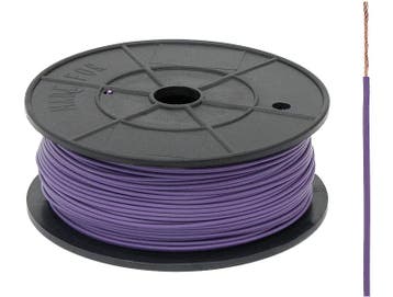 FLRY -B kabel - 1x 0,75mm - Paars - Per meter, Ophalen of Verzenden, Nieuw, Kabel of Snoer
