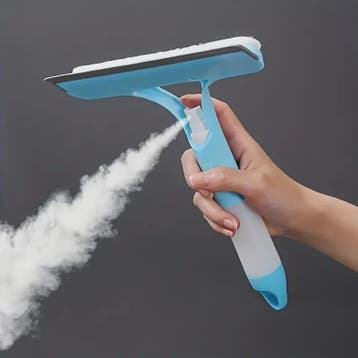 3-in-1 Glasreiniger met Vernevelaar en Raamwisser - Streeplo, Verzenden