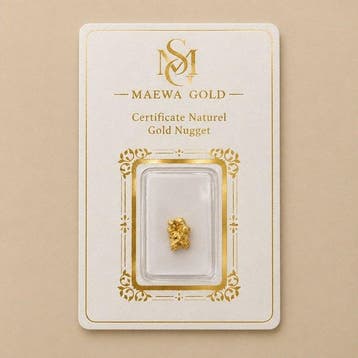 Goud Goud nugget - Hoogte: 9.61 mm - Breedte: 7.23 mm- 1.03