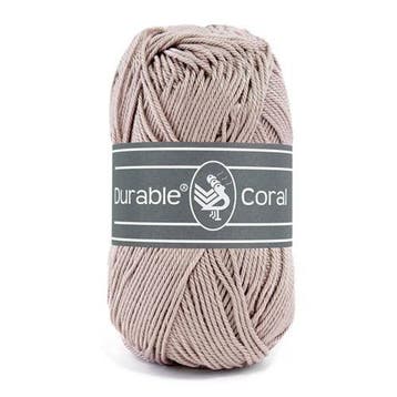 Durable Coral 340 Taupe - Haakgaren / Breigaren, Ophalen of Verzenden, Nieuw, Breien of Haken, Wol of Garen