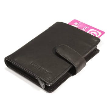 Figuretta Leren Card Protector met RFID bescherming Zwart, Overige merken, Verzenden, Zwart, Nieuw