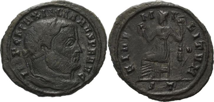 Follis 306, Kaiserzeit Galerius Augustus 305-311, Postzegels en Munten, Munten | Europa | Niet-Euromunten, Verzenden