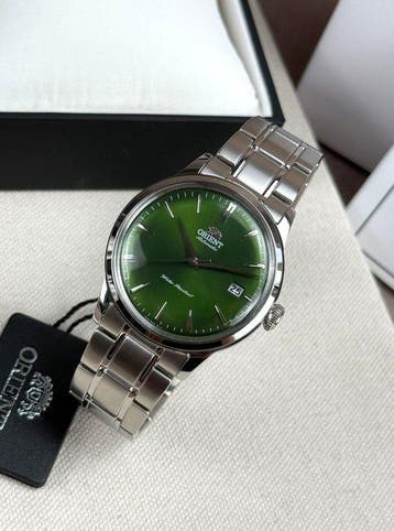 Orient - Bambino Date Automatic Green - Zonder minimumprijs, Nieuw
