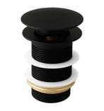 Afvoerplug Mat Zwart Pop up Plug voor Wastafel, Verzenden, Nieuw, Wastafel