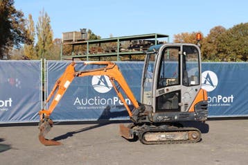Veiling: Minigraver Hitachi ZX18 CLR Diesel 2009, Ophalen, Graafmachine
